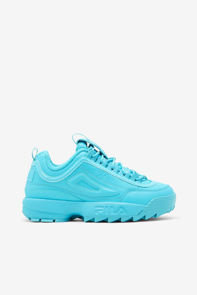 Fila Trainers Womens Blue Disruptor 2 Premium - Ireland 80963-SCLP